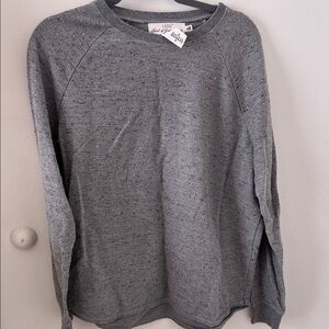 H&M L.O.G.G. Heathered Gray Top